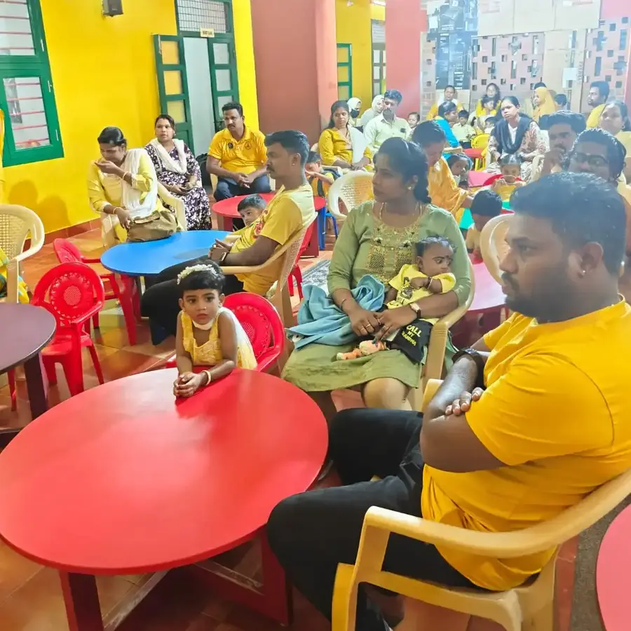 Happy children learning at school